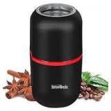 iswoek Electric Coffee Grinder, 120g Large Capacity Spice Grinder with Stainless Steel Blade, One-Press Operation, 150W Powerful Multi