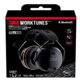 3M WorkTunes Connect Hearing Protector with Bluetooth Technology, Built-In Rechargeable Battery, Audio/Voice Assist