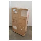 Ball & Cast Swivel Counter Height Barstool 24 Inch Seat Height Light Brown Set of 1