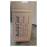 Ball & Cast Swivel Counter Height Barstool 24 Inch Seat Height Light Brown Set of 1