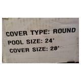 Robelle 15-Year Premier Round Winter Pool Cover, 24 ft. Pool
