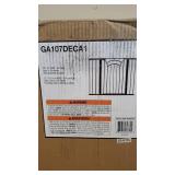 Safety 1st - Easy Install Tall & Wide Walk Thru Baby Gate - Brown