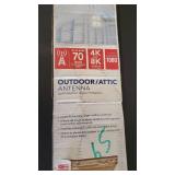 RCA Suburban Mini Yagi Digital Outdoor Antenna with Mast