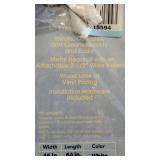 Cordless Gii Madera Falsa 2" Faux Wood Plantation Blind, 46x64