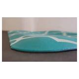 Teal Cushioned Floor Mat, 17.5×28"