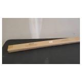 Aluminum Shepherds Hook with Cushion Handle, 36-62"x2.75"x1.25", Silver