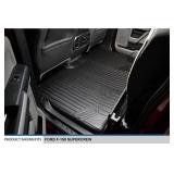 MAXLINER Floor Mats 2nd Row Liner Black for 2015-2018 Ford F-150 SuperCrew with 1st Row Bucket Seats