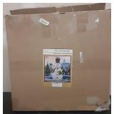 Twinkle Star 6FT Lighted Pop Up Christmas Snowman Decorations, Pre-Lit Light Up 200 LED Warm White Lights, Collapsible Easily Metal Stand Easy-Assembly Reusable for Holiday Xmas Indoor Outdoor Decor