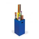 Classroom Keepers Poster and Paper Roll Storage Bin, Blue