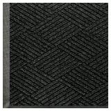 M+A Matting - 2295700038 WaterHog Eco Commercial-Grade Entrance Mat, Indoor/Outdoor Black Smoke Floor Mat 8.4