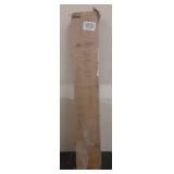 TJ GLOBAL Cordless Flatstick Bamboo Roman Window Blind Sun Shade, Light Filtering Shades with 7-Inch Valance - Light Bamboo (40" x 72")