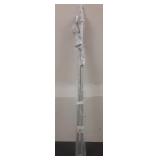 Decopolitan 7/8-Inch Square Curtain Rod Set, 72 to 144-Inch, Nickel