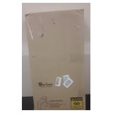 FURINNO Econ Multipurpose Home Office Computer Writing Desk, White/Black