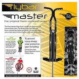 Flybar Foam Master Pogo Stick For Kids Boys & Girls Ages 9 & Up, 80 to 160 Lbs - Fun Quality Pogostick By The Original Pogo Stick Company, 37.5"x9.5"x2.6", Black/Silver