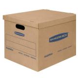 Mailing Box Blue Brown Fellowes, Kraft/Blue