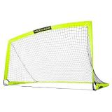Franklin Sports Blackhawk Backyard Soccer Goal - Portable Kids Soccer Net - Pop Up Folding Indoor + Outdoor Goals - 9