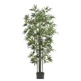 Nearly Natural Bamboo Silk, 6-Feet, Green Artificial Tree, 72" x 9" x 9"