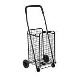 Honey-Can-Do Black Four Wheel Utility Cart, Medium