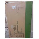 Livinia Aslan 47.2" Dining Table/Mid Century Modern Solid Rubber Wood Kitchen Table