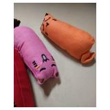 Legendog 5Pcs Catnip Toy, Cat Chew Toy Bite Resistant Catnip Toys for Cats,Catnip Filled Cartoon Mice Cat Teething Chew Toy