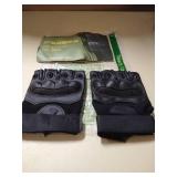 Hard Knuckle Tactical Gloves half finger