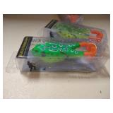 Soft Frog Bait, Double Propellers Legs, 3D Eyes, Lifelike Silicone Skin Pattern, Topwater, Bigger Splash More Attractive, Fishing Lure Set for Bass Snakehead Pike, 3.5in/0.46oz, 3 pcs