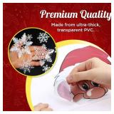 CHRISTMAS SNOWFLAKE WINDOW CLING STICKERS vary from stock photo