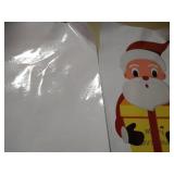 CHRISTMAS SNOWFLAKE WINDOW CLING STICKERS vary from stock photo
