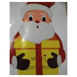 CHRISTMAS SNOWFLAKE WINDOW CLING STICKERS vary from stock photo