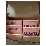 Miskets peach yogurt covered chickpea snacks 6 packs