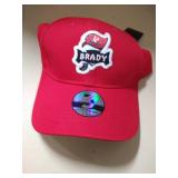 RED Tom Brady Tampa Bay Buccaneers Bucs LOGO TB12 Snapback Hat NOT BLACK