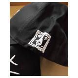 Home Fashion DIY Sad Boys Adjustable Hat Crying Face Embroidery Baseball Cap Dad Hat Hip Hop Cap Black 2 pack