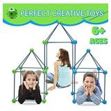 Fort Building Kits for Kids,Kids Fort,STEM Building Construction Toy,Build Tunnels Tents for Indoor/Outdoor-Great Gift for Boys and Girls(79 pieces