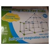 Fort Building Kits for Kids,Kids Fort,STEM Building Construction Toy,Build Tunnels Tents for Indoor/Outdoor-Great Gift for Boys and Girls(79 pieces