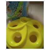 Kidtion Beach Toys 20 Pcs, Dessert-Themed Sand Toys Set with Sand Buckets and Shovels for Kids, Cute Ice Cream Sand Toys & Beach Toys with Mesh Bag, Colorful Beach Toy Set with Inspiring Molds