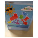 Awefrank Beach Toys Sand Toys Set for Kids, 18 Beach Toys Includes Sand Water Wheel, Beach Bucket, Beach Shovel Tool Kit, Watering