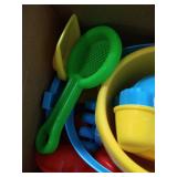 Awefrank Beach Toys Sand Toys Set for Kids, 18 Beach Toys Includes Sand Water Wheel, Beach Bucket, Beach Shovel Tool Kit, Watering