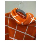 burnt orange cowl neck or turtle neck sweater super soft small
