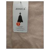 Size small peach/tan thermal weave pajama top and shorts set