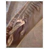 Size small peach/tan thermal weave pajama top and shorts set