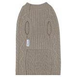 Blueberry Pet Wool Blend or Acrylic Classic Cable Knit Interlock Dog Sweaters