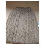 Blueberry Pet Wool Blend or Acrylic Classic Cable Knit Interlock Dog Sweaters