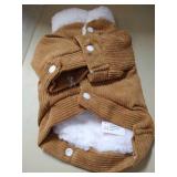 trueful corduroy dog jacket color and brand varies from stock photo