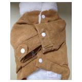 trueful corduroy dog jacket color and brand varies from stock photo