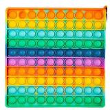 Big Size Push Pop 100 Bubbles Fidget Toy, Stress Reliever Silicone Sensory Toy for Autistic Kids Anxiety Adults missing key fob