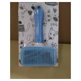ACE2ACE Slicker Dog Comb Brush, Pet Grooming Brush, Daily Use to Clean Loose Fur & Dirt, Great for Dogs and Cats With Medium Long Hair - Blue