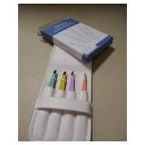 Precision Tweezers for Eyebrows, Terresa 4 Pack Eyebrow Tweezer Set for Ingrown Hair Removal, Professional Brow Tweezers for Women & Girls, Daily Beauty Hair Plucking Tool with Carry Case