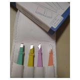 Precision Tweezers for Eyebrows, Terresa 4 Pack Eyebrow Tweezer Set for Ingrown Hair Removal, Professional Brow Tweezers for Women & Girls, Daily Beauty Hair Plucking Tool with Carry Case