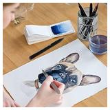 Watercolor Brush Pens â Set of 25 Water Color Brush Tip Markers for Kids & Adult Coloring Books, Painting, Drawing, Art, Calligraphy, Lettering, Journaling. Bonus Coloring Book & Water Blending P