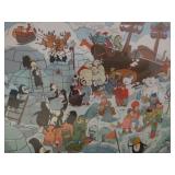 Little tiger 1000 Piece funny igloo winter puzzle